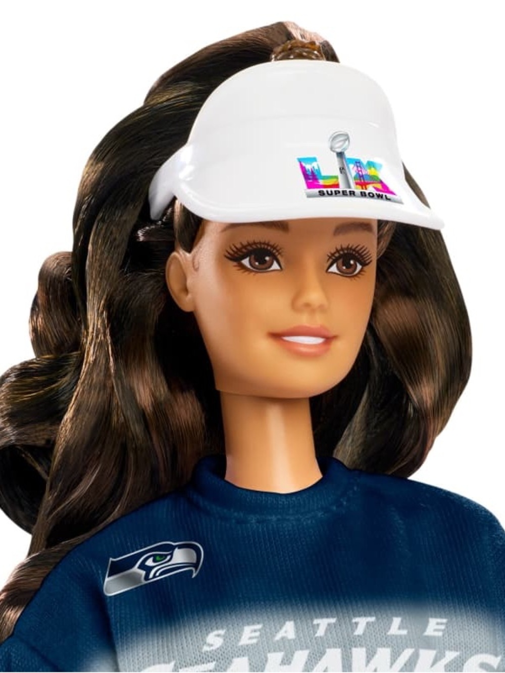 Barbie Super Bowl LX Seattle Seahawks Doll 2026 Winner NEW in BOX - Picture 5 of 5